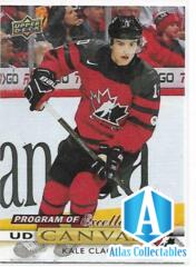 2019-20 Upper Deck UD Canvas Program of Excellence Kale Clague #C270